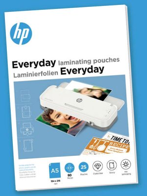 HP Laminierfolie A5 80mic 25er Everyday