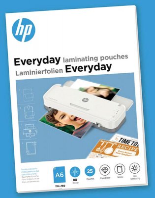 HP Laminierfolie A6 80mic 25er Everyday