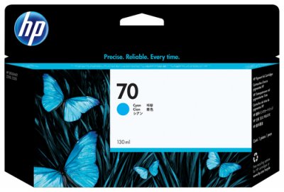 HP Tinte cyan 130ml No.70 