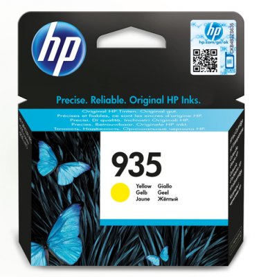 HP Tinte gelb 400 S. ca. 400 Seiten, 4,5 ml