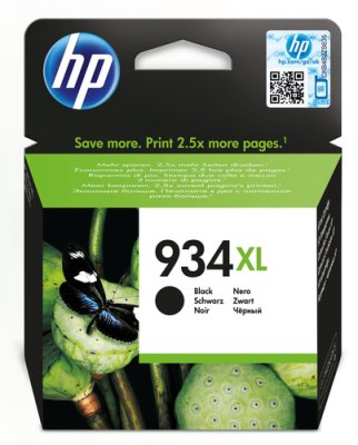 HP Tinte schwarz 1.000 S. No.934XL ca. 1.000 Seiten, 25,5 ml