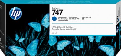 HP Tinte chromatisches blau No.747 300ml